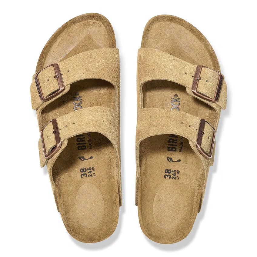 Birkenstock Arizona - Suede Latte cream