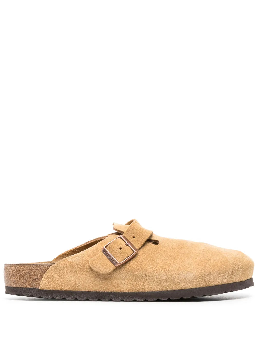 Birkenstock Boston Suède - Latte Cream