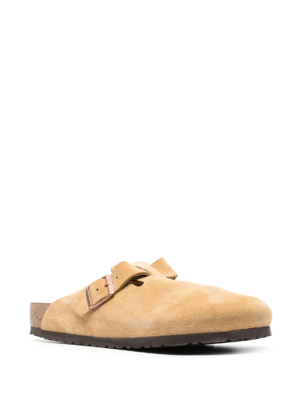 Birkenstock Boston Suède - Latte Cream