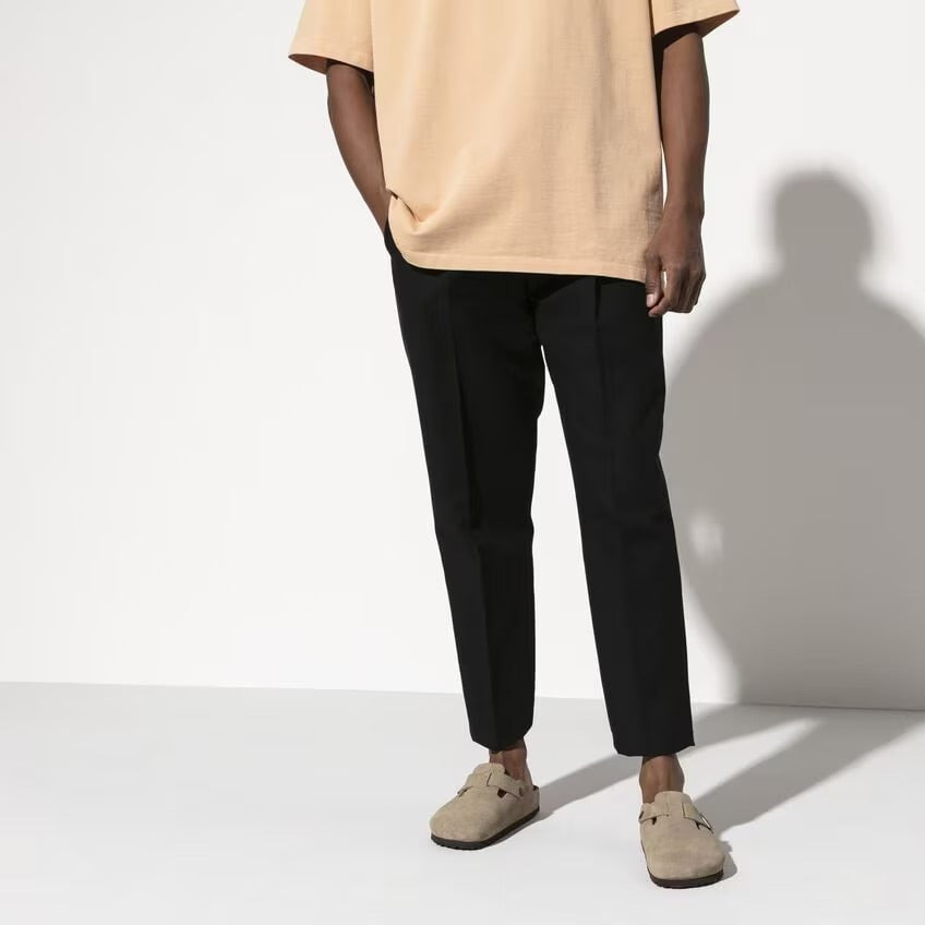 Birkenstock Boston Suède - Taupe