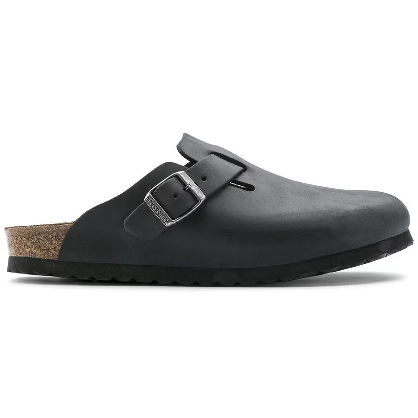Birkenstock Boston Cuir huilé - Black