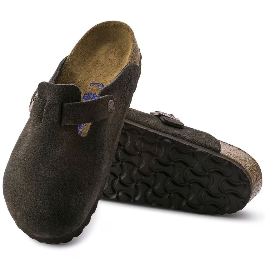 Birkenstock Boston Suède - Mocha