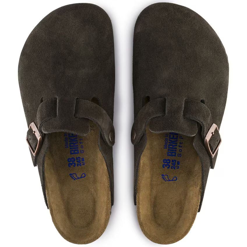 Birkenstock Boston Suède - Mocha