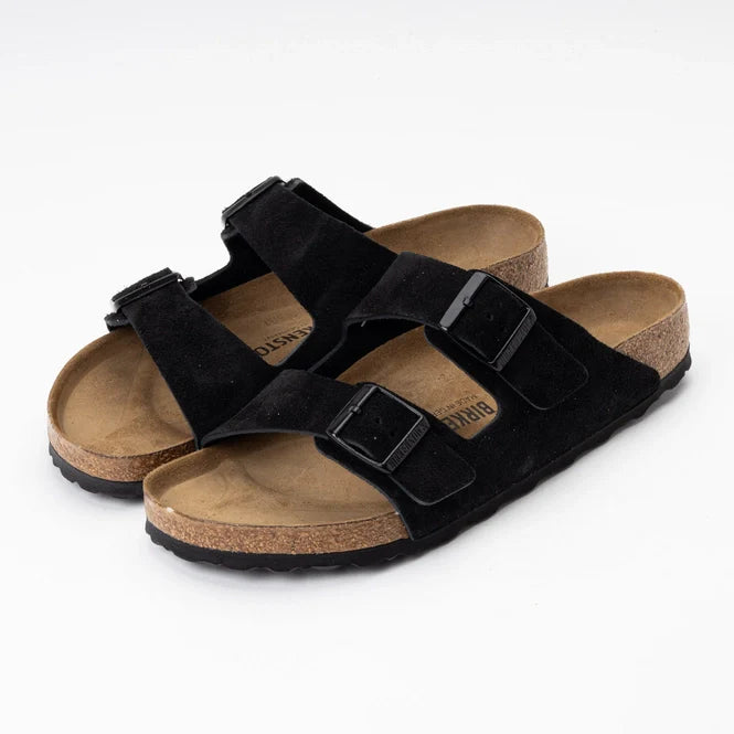 Birkenstock Arizona - Suede Leather Black