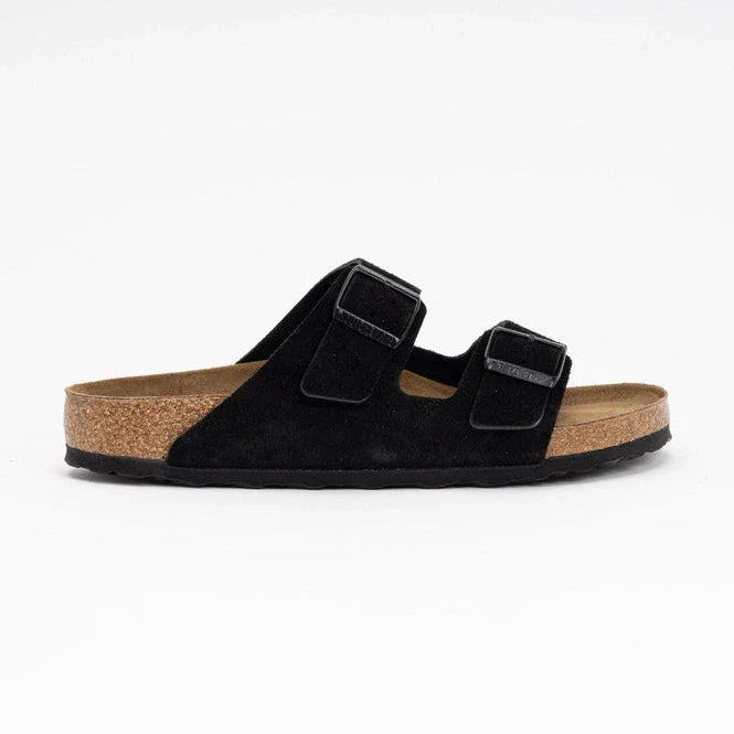 Birkenstock Arizona - Suede Leather Black